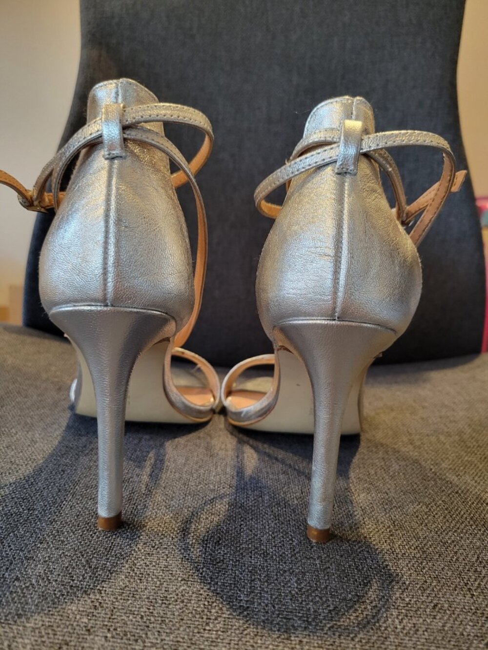 Halston Heritage "Evie" Strappy Heels - Picture 3 of 5